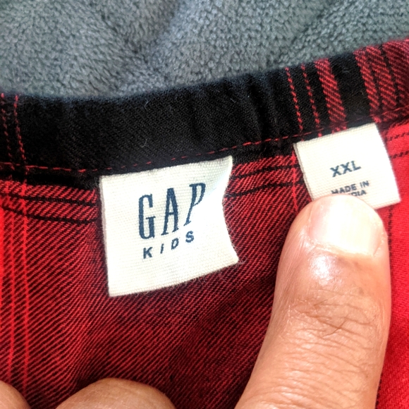 GAP Kids Buffalo Plaid Smocked Print Dress - Picture 5 of 7